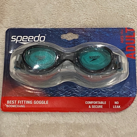 Speedo Adult (14+) Boomerang Comfortable Best Fitting Swim Goggles NWT - Picture 2 of 6